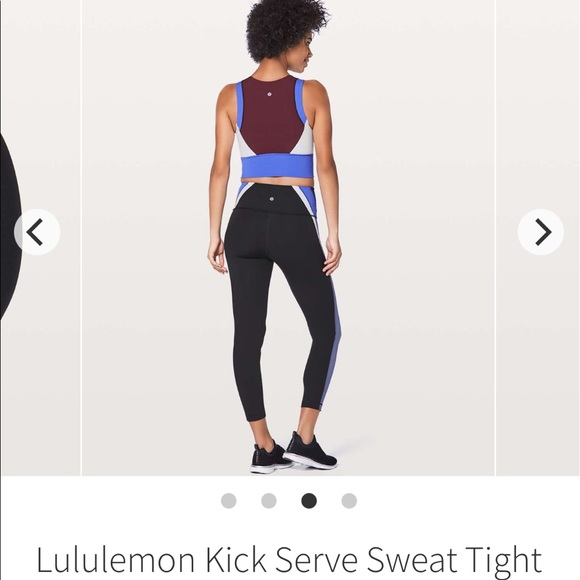 Lululemon Leggings 4, Kick Serve Sweat Tight - Picture 5 of 8
